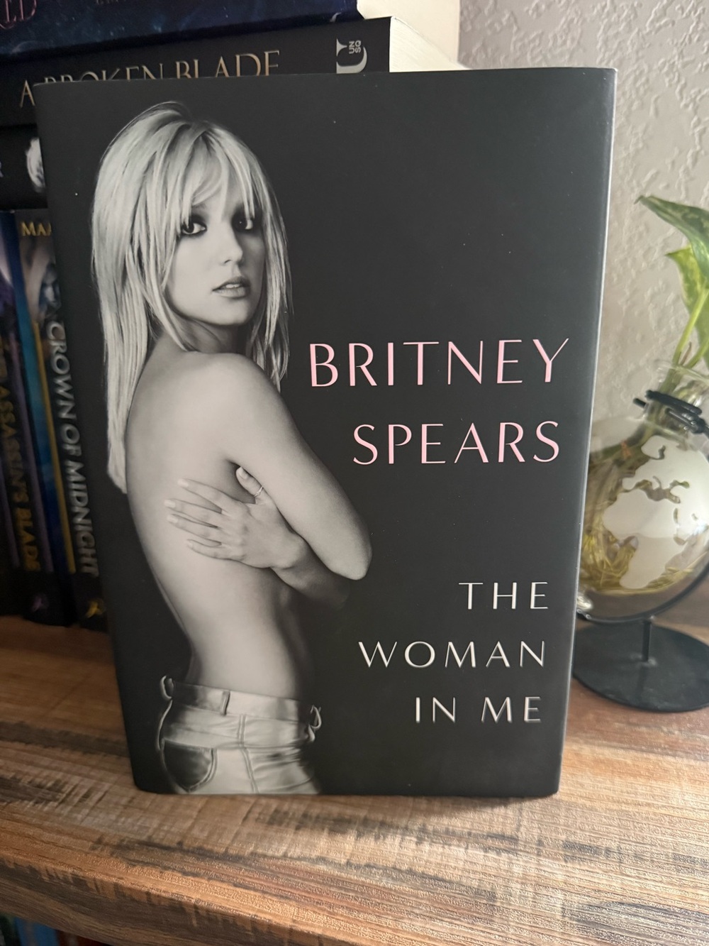 Britney Spears "The Woman in Me" Hardcover Book - Black & Pink Cover